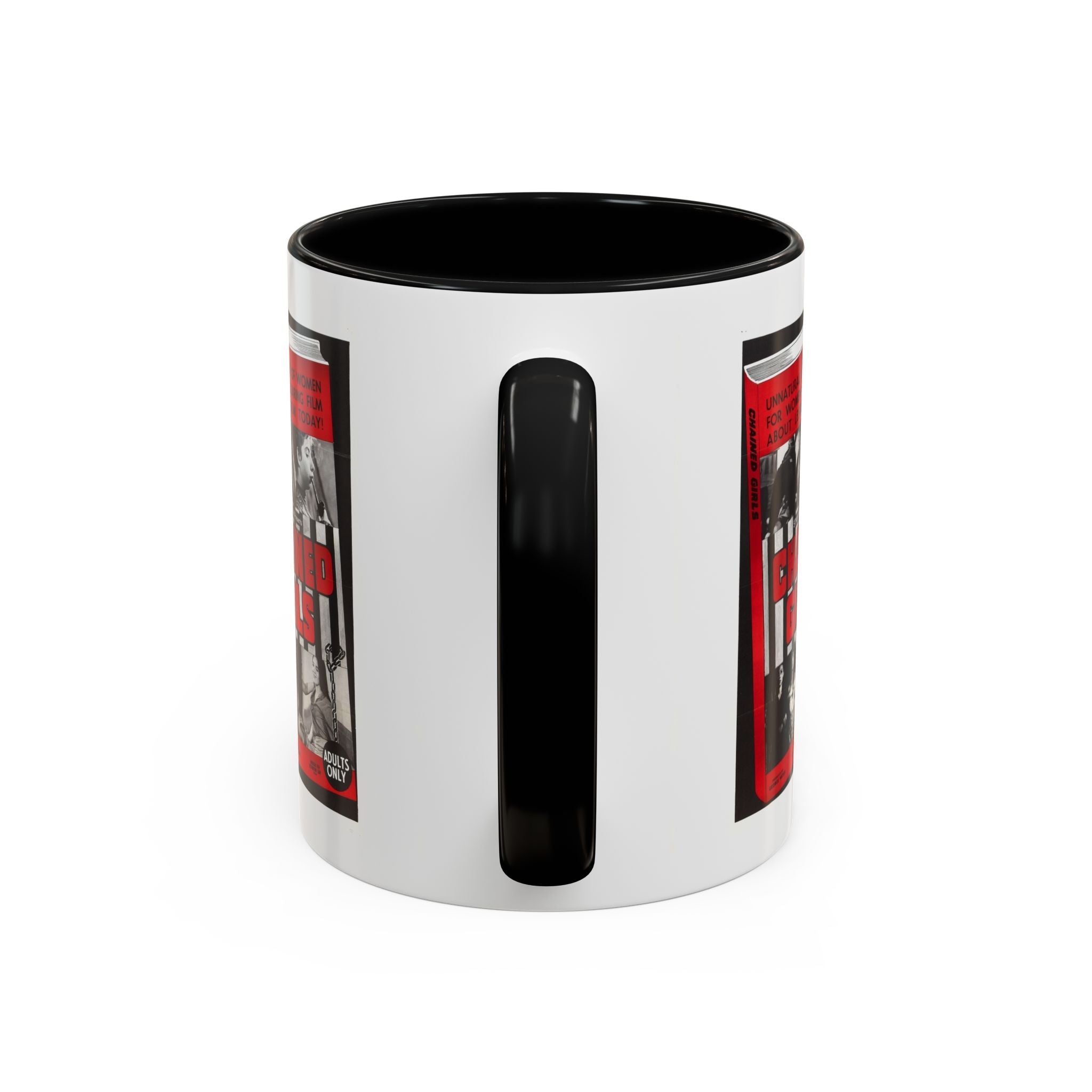 Cult Classic Movie Poster Art Accent Coffee Mug (11, 15oz) - Chained Girls 1965 - POPvault