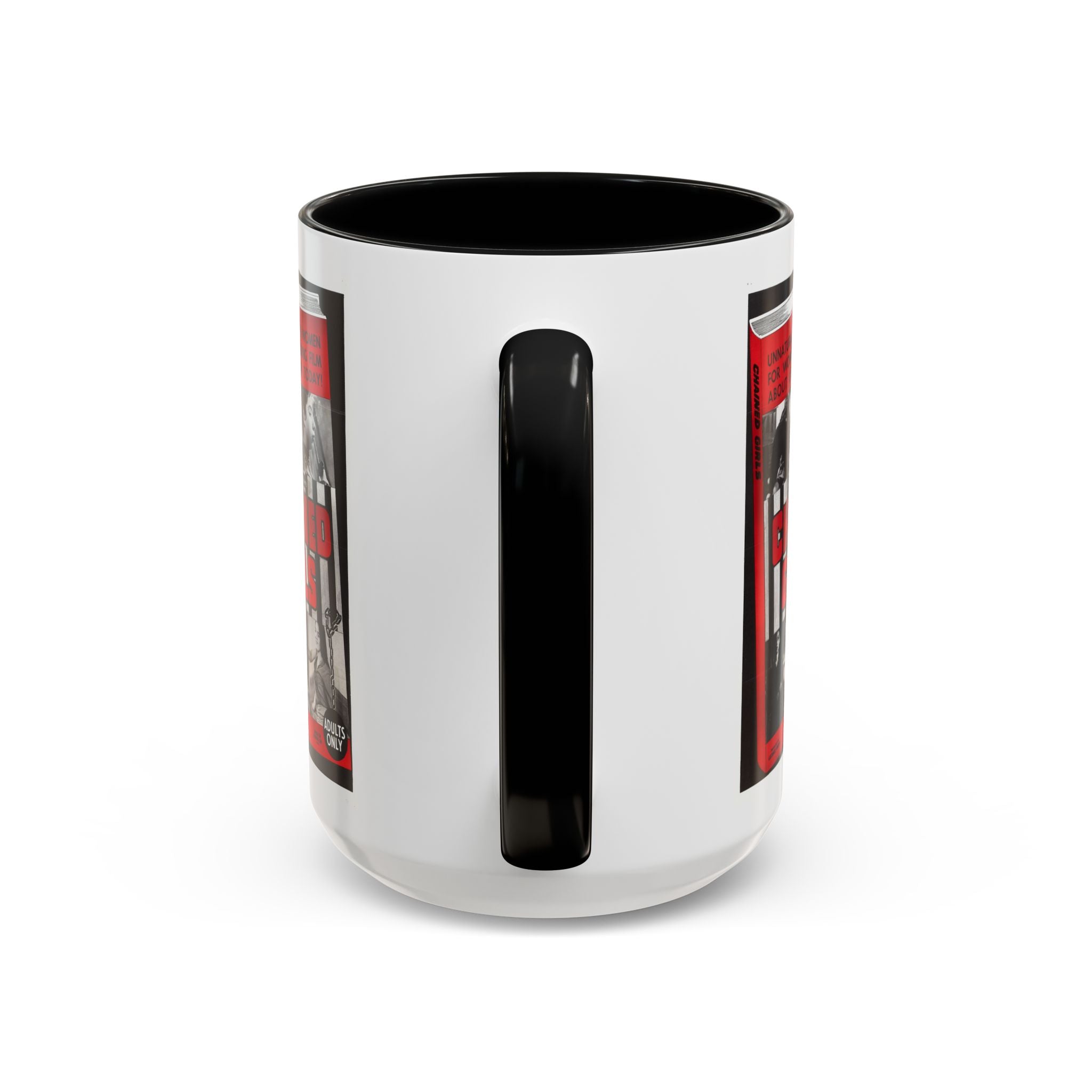 Cult Classic Movie Poster Art Accent Coffee Mug (11, 15oz) - Chained Girls 1965 - POPvault