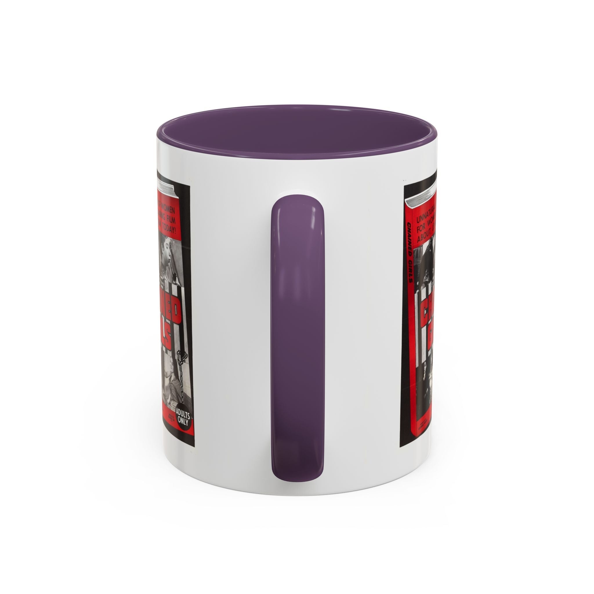 Cult Classic Movie Poster Art Accent Coffee Mug (11, 15oz) - Chained Girls 1965 - POPvault