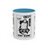 Cult Classic Movie Poster Art Accent Coffee Mug (11, 15oz) - Chesty Morgan Deadly Weapons 1974 - POPvault