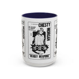 Cult Classic Movie Poster Art Accent Coffee Mug (11, 15oz) - Chesty Morgan Deadly Weapons 1974 - POPvault