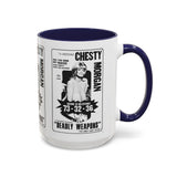 Cult Classic Movie Poster Art Accent Coffee Mug (11, 15oz) - Chesty Morgan Deadly Weapons 1974 - POPvault