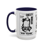 Cult Classic Movie Poster Art Accent Coffee Mug (11, 15oz) - Chesty Morgan Deadly Weapons 1974 - POPvault