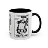 Cult Classic Movie Poster Art Accent Coffee Mug (11, 15oz) - Chesty Morgan Deadly Weapons 1974 - POPvault
