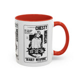 Cult Classic Movie Poster Art Accent Coffee Mug (11, 15oz) - Chesty Morgan Deadly Weapons 1974 - POPvault