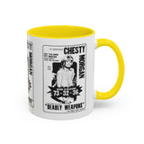 Cult Classic Movie Poster Art Accent Coffee Mug (11, 15oz) - Chesty Morgan Deadly Weapons 1974 - POPvault
