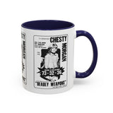 Cult Classic Movie Poster Art Accent Coffee Mug (11, 15oz) - Chesty Morgan Deadly Weapons 1974 - POPvault
