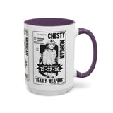 Cult Classic Movie Poster Art Accent Coffee Mug (11, 15oz) - Chesty Morgan Deadly Weapons 1974 - POPvault