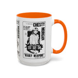 Cult Classic Movie Poster Art Accent Coffee Mug (11, 15oz) - Chesty Morgan Deadly Weapons 1974 - POPvault