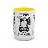 Cult Classic Movie Poster Art Accent Coffee Mug (11, 15oz) - Chesty Morgan Deadly Weapons 1974 - POPvault