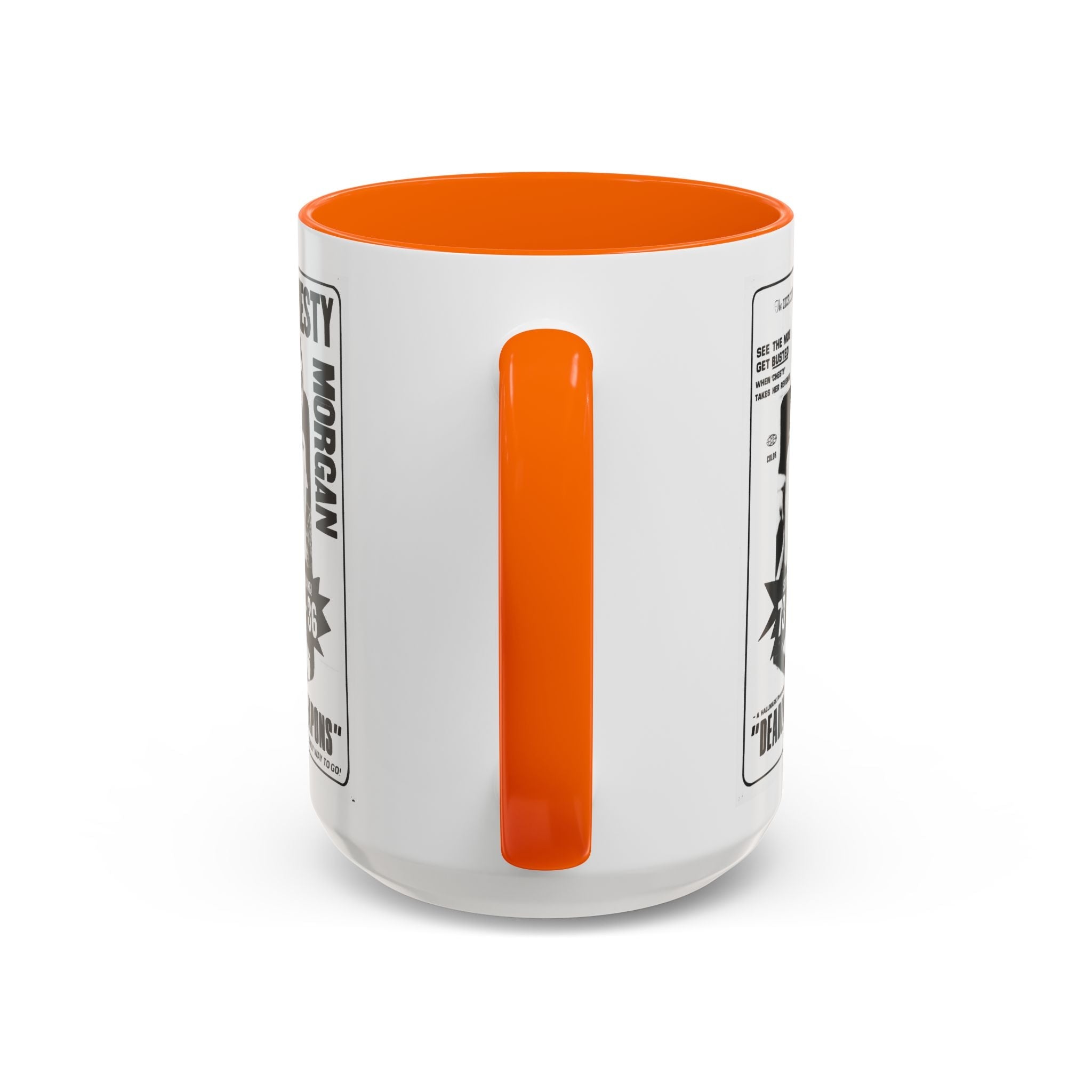 Cult Classic Movie Poster Art Accent Coffee Mug (11, 15oz) - Chesty Morgan Deadly Weapons 1974 - POPvault