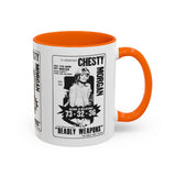 Cult Classic Movie Poster Art Accent Coffee Mug (11, 15oz) - Chesty Morgan Deadly Weapons 1974 - POPvault
