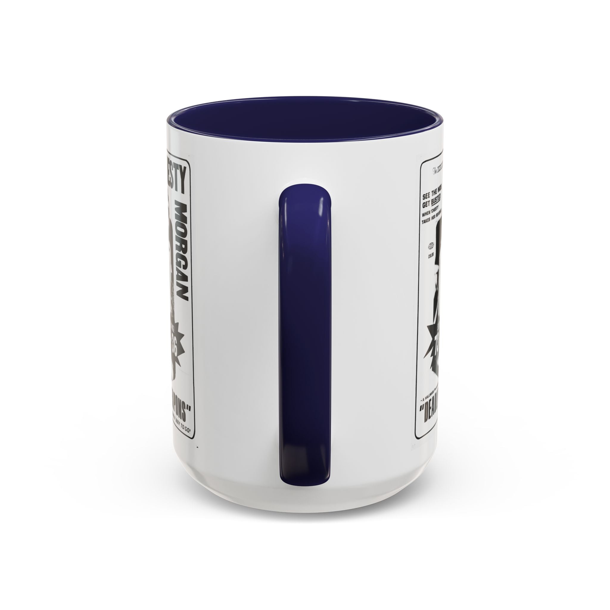 Cult Classic Movie Poster Art Accent Coffee Mug (11, 15oz) - Chesty Morgan Deadly Weapons 1974 - POPvault