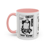 Cult Classic Movie Poster Art Accent Coffee Mug (11, 15oz) - Chesty Morgan Deadly Weapons 1974 - POPvault