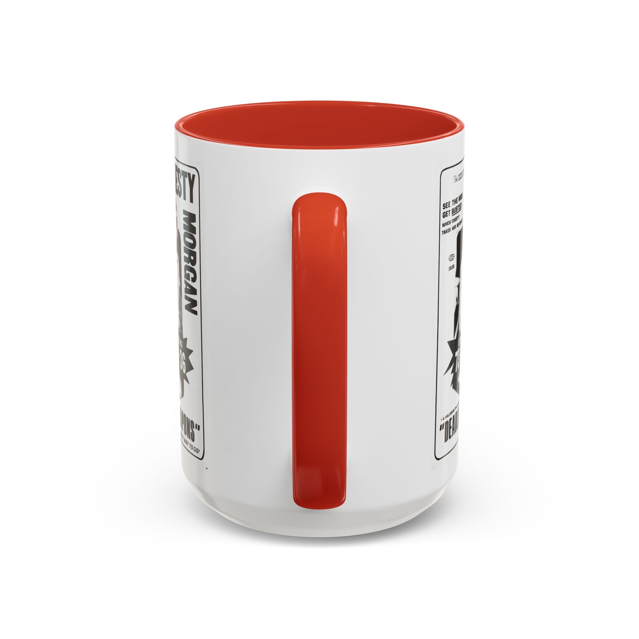 Cult Classic Movie Poster Art Accent Coffee Mug (11, 15oz) - Chesty Morgan Deadly Weapons 1974 - POPvault
