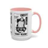Cult Classic Movie Poster Art Accent Coffee Mug (11, 15oz) - Chesty Morgan Deadly Weapons 1974 - POPvault