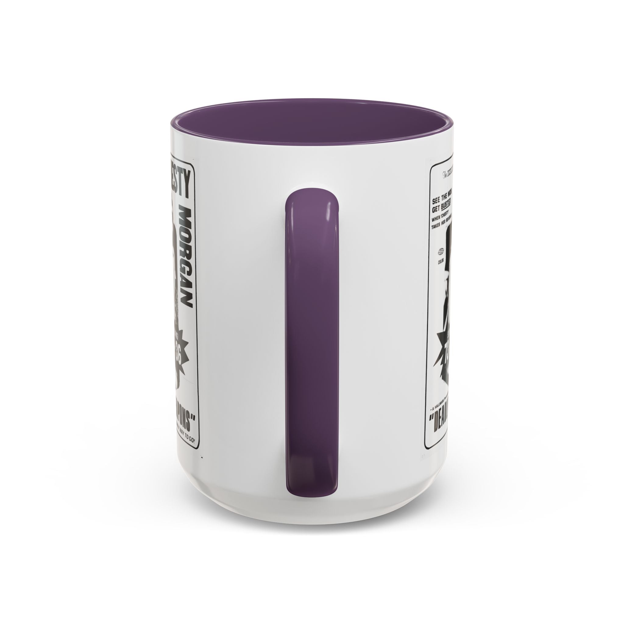 Cult Classic Movie Poster Art Accent Coffee Mug (11, 15oz) - Chesty Morgan Deadly Weapons 1974 - POPvault