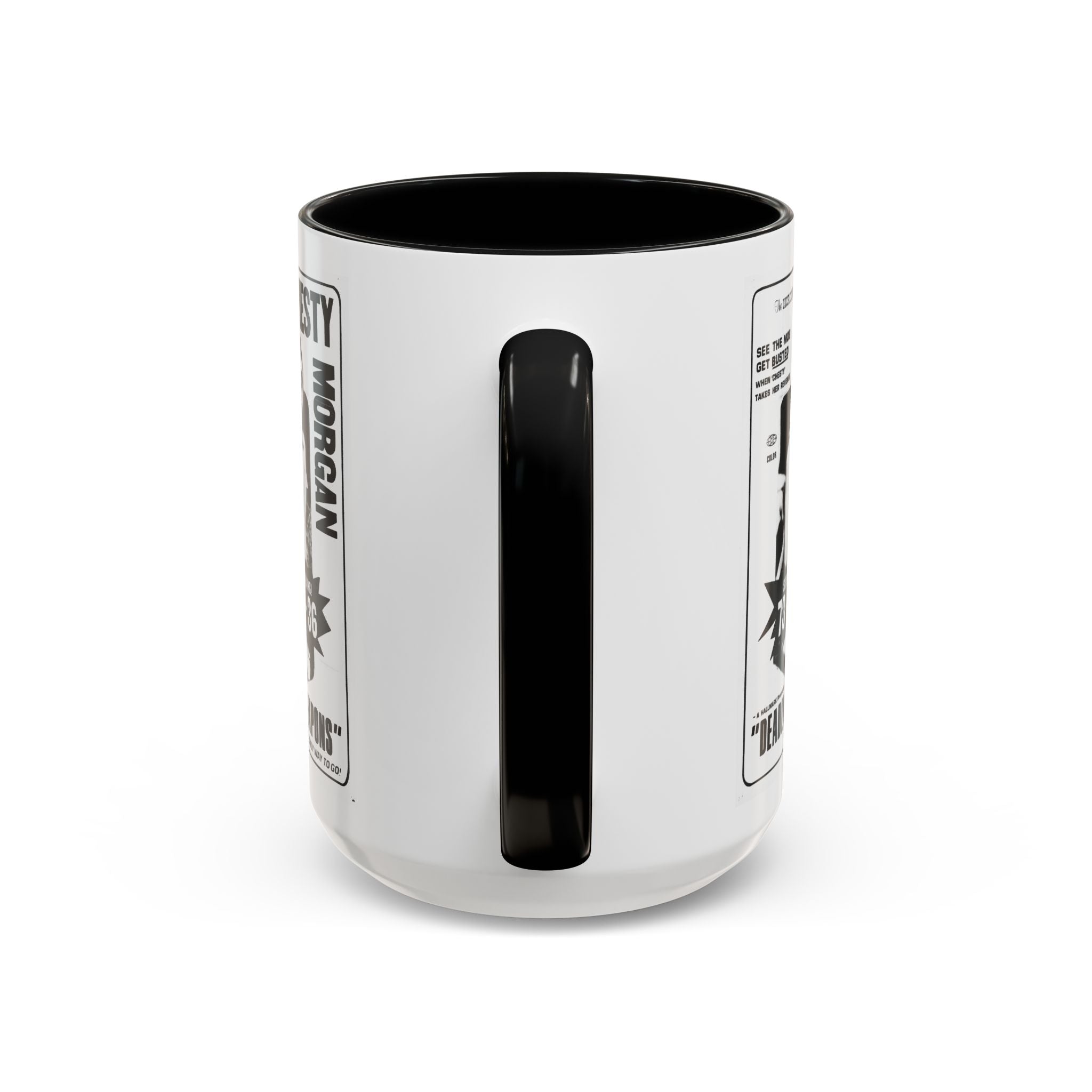 Cult Classic Movie Poster Art Accent Coffee Mug (11, 15oz) - Chesty Morgan Deadly Weapons 1974 - POPvault