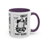 Cult Classic Movie Poster Art Accent Coffee Mug (11, 15oz) - Chesty Morgan Deadly Weapons 1974 - POPvault