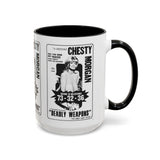 Cult Classic Movie Poster Art Accent Coffee Mug (11, 15oz) - Chesty Morgan Deadly Weapons 1974 - POPvault