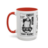 Cult Classic Movie Poster Art Accent Coffee Mug (11, 15oz) - Chesty Morgan Deadly Weapons 1974 - POPvault