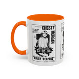 Cult Classic Movie Poster Art Accent Coffee Mug (11, 15oz) - Chesty Morgan Deadly Weapons 1974 - POPvault