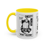 Cult Classic Movie Poster Art Accent Coffee Mug (11, 15oz) - Chesty Morgan Deadly Weapons 1974 - POPvault