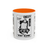 Cult Classic Movie Poster Art Accent Coffee Mug (11, 15oz) - Chesty Morgan Deadly Weapons 1974 - POPvault
