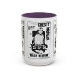 Cult Classic Movie Poster Art Accent Coffee Mug (11, 15oz) - Chesty Morgan Deadly Weapons 1974 - POPvault