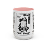 Cult Classic Movie Poster Art Accent Coffee Mug (11, 15oz) - Chesty Morgan Deadly Weapons 1974 - POPvault