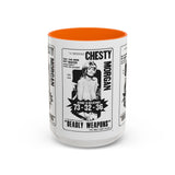 Cult Classic Movie Poster Art Accent Coffee Mug (11, 15oz) - Chesty Morgan Deadly Weapons 1974 - POPvault