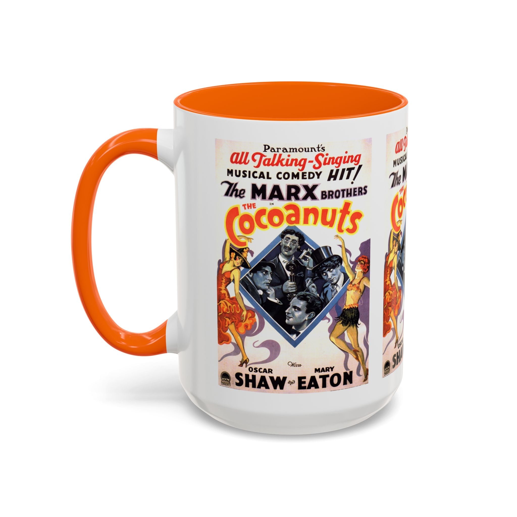 Cult Classic Movie Poster Art Accent Coffee Mug (11, 15oz) - Cocoanuts | Marx Brothers 1929 - POPvault