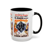 Cult Classic Movie Poster Art Accent Coffee Mug (11, 15oz) - Cocoanuts | Marx Brothers 1929 - POPvault