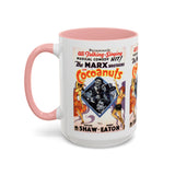 Cult Classic Movie Poster Art Accent Coffee Mug (11, 15oz) - Cocoanuts | Marx Brothers 1929 - POPvault