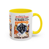 Cult Classic Movie Poster Art Accent Coffee Mug (11, 15oz) - Cocoanuts | Marx Brothers 1929 - POPvault
