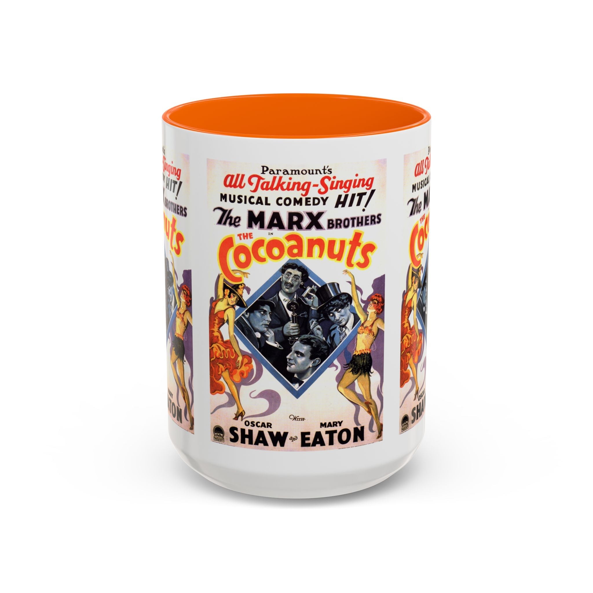 Cult Classic Movie Poster Art Accent Coffee Mug (11, 15oz) - Cocoanuts | Marx Brothers 1929 - POPvault