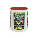Cult Classic Movie Poster Art Accent Coffee Mug (11, 15oz) - Creature From The Black Lagoon 1954 - POPvault
