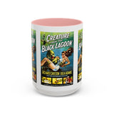 Cult Classic Movie Poster Art Accent Coffee Mug (11, 15oz) - Creature From The Black Lagoon 1954 - POPvault