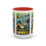 Cult Classic Movie Poster Art Accent Coffee Mug (11, 15oz) - Creature From The Black Lagoon 1954 - POPvault