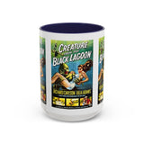 Cult Classic Movie Poster Art Accent Coffee Mug (11, 15oz) - Creature From The Black Lagoon 1954 - POPvault