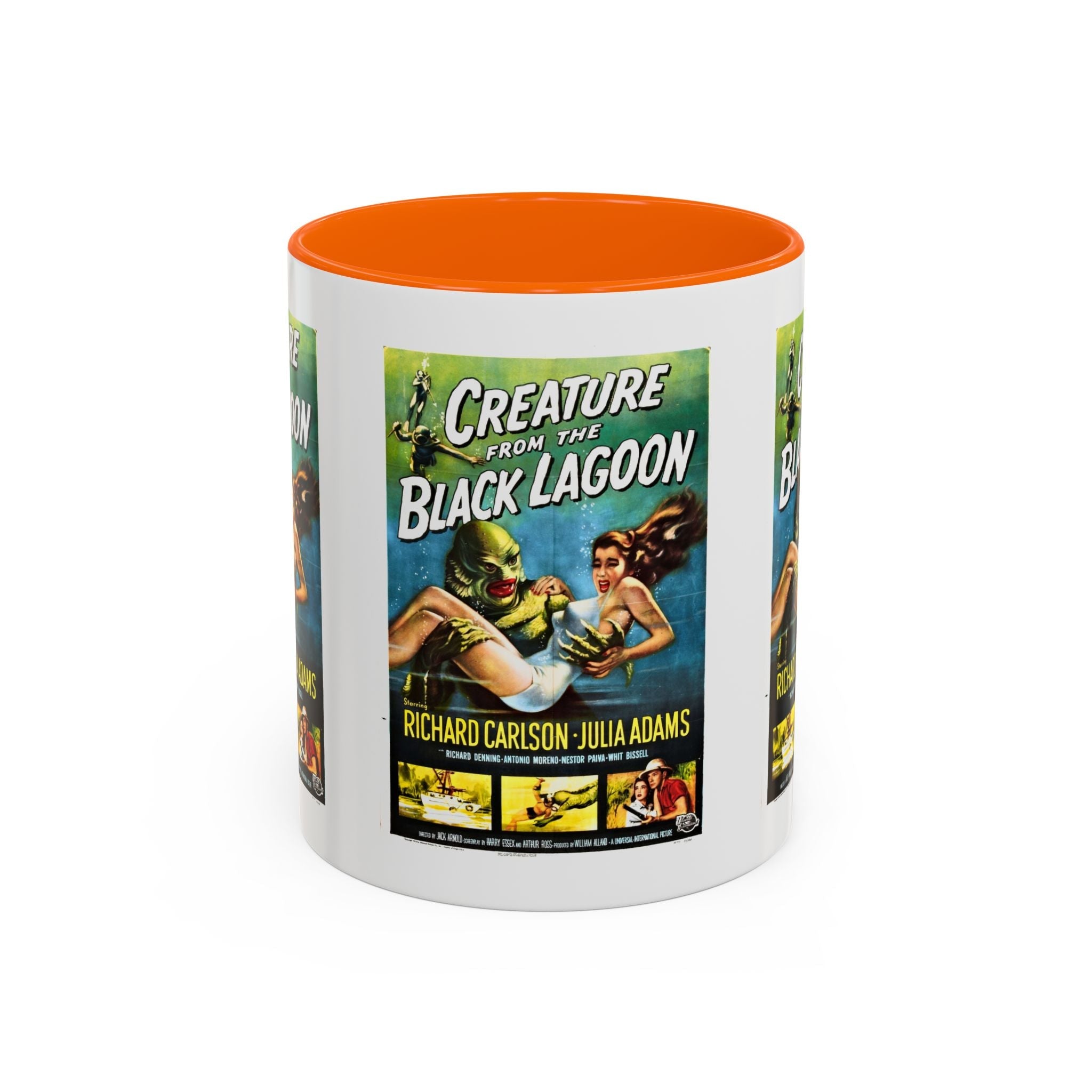 Cult Classic Movie Poster Art Accent Coffee Mug (11, 15oz) - Creature From The Black Lagoon 1954 - POPvault