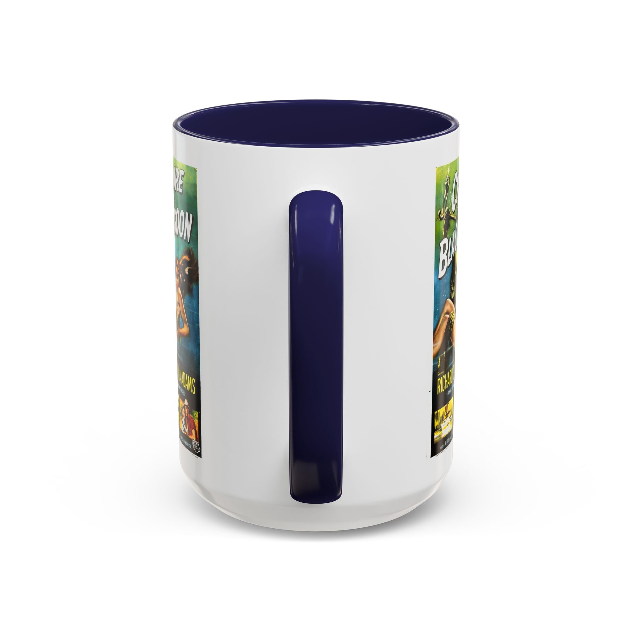 Cult Classic Movie Poster Art Accent Coffee Mug (11, 15oz) - Creature From The Black Lagoon 1954 - POPvault