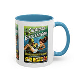 Cult Classic Movie Poster Art Accent Coffee Mug (11, 15oz) - Creature From The Black Lagoon 1954 - POPvault