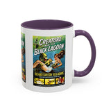 Cult Classic Movie Poster Art Accent Coffee Mug (11, 15oz) - Creature From The Black Lagoon 1954 - POPvault