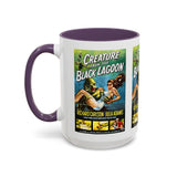 Cult Classic Movie Poster Art Accent Coffee Mug (11, 15oz) - Creature From The Black Lagoon 1954 - POPvault