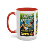 Cult Classic Movie Poster Art Accent Coffee Mug (11, 15oz) - Creature From The Black Lagoon 1954 - POPvault
