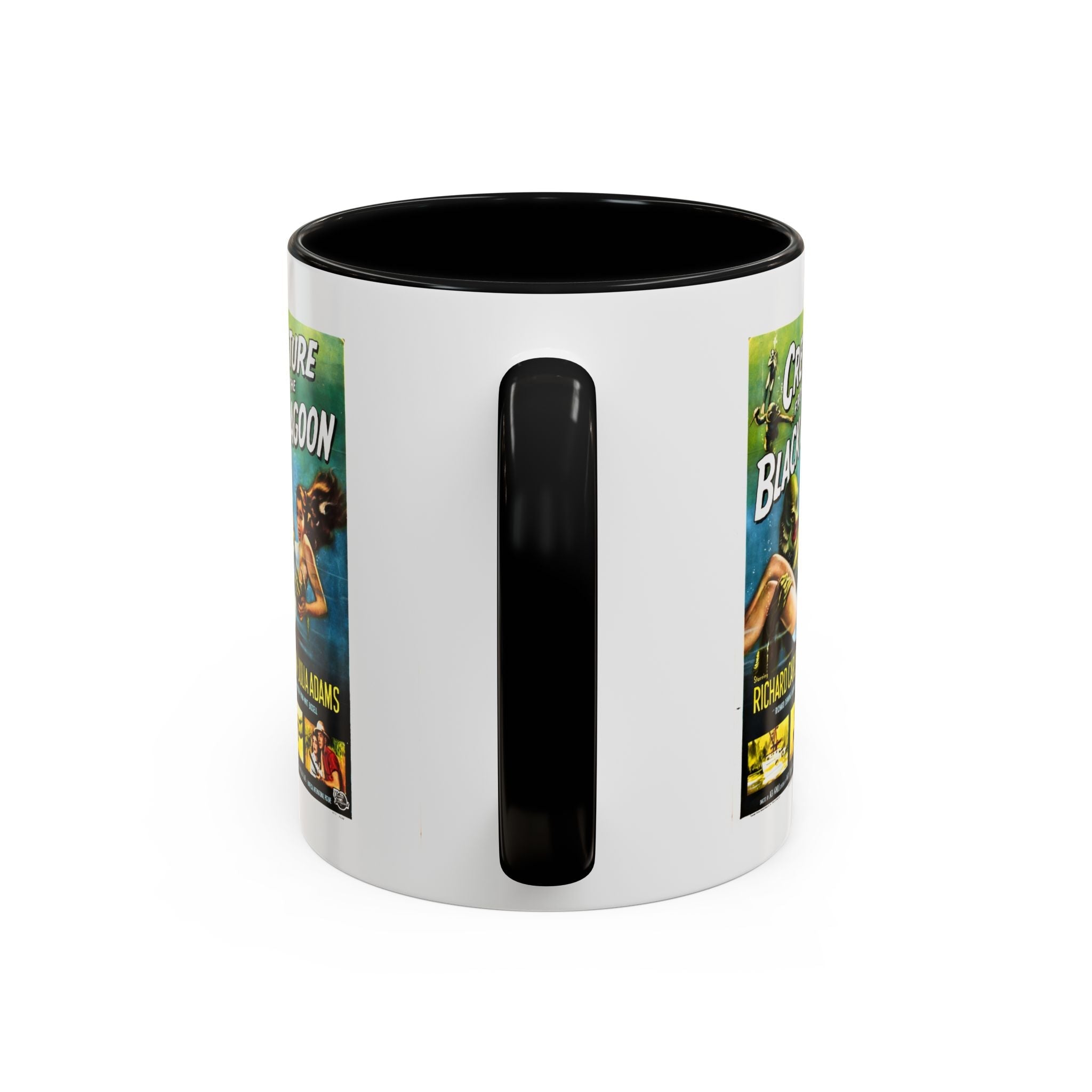 Cult Classic Movie Poster Art Accent Coffee Mug (11, 15oz) - Creature From The Black Lagoon 1954 - POPvault