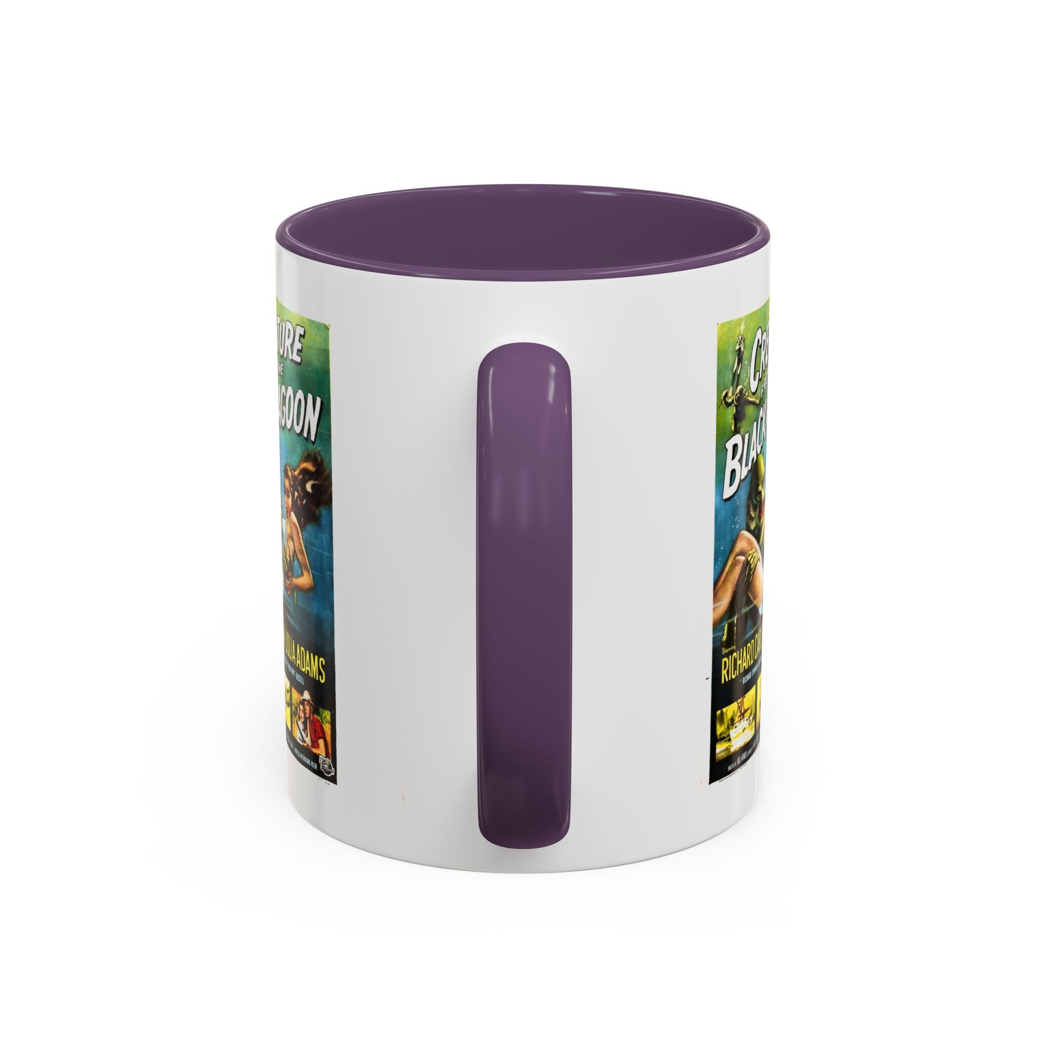 Cult Classic Movie Poster Art Accent Coffee Mug (11, 15oz) - Creature From The Black Lagoon 1954 - POPvault