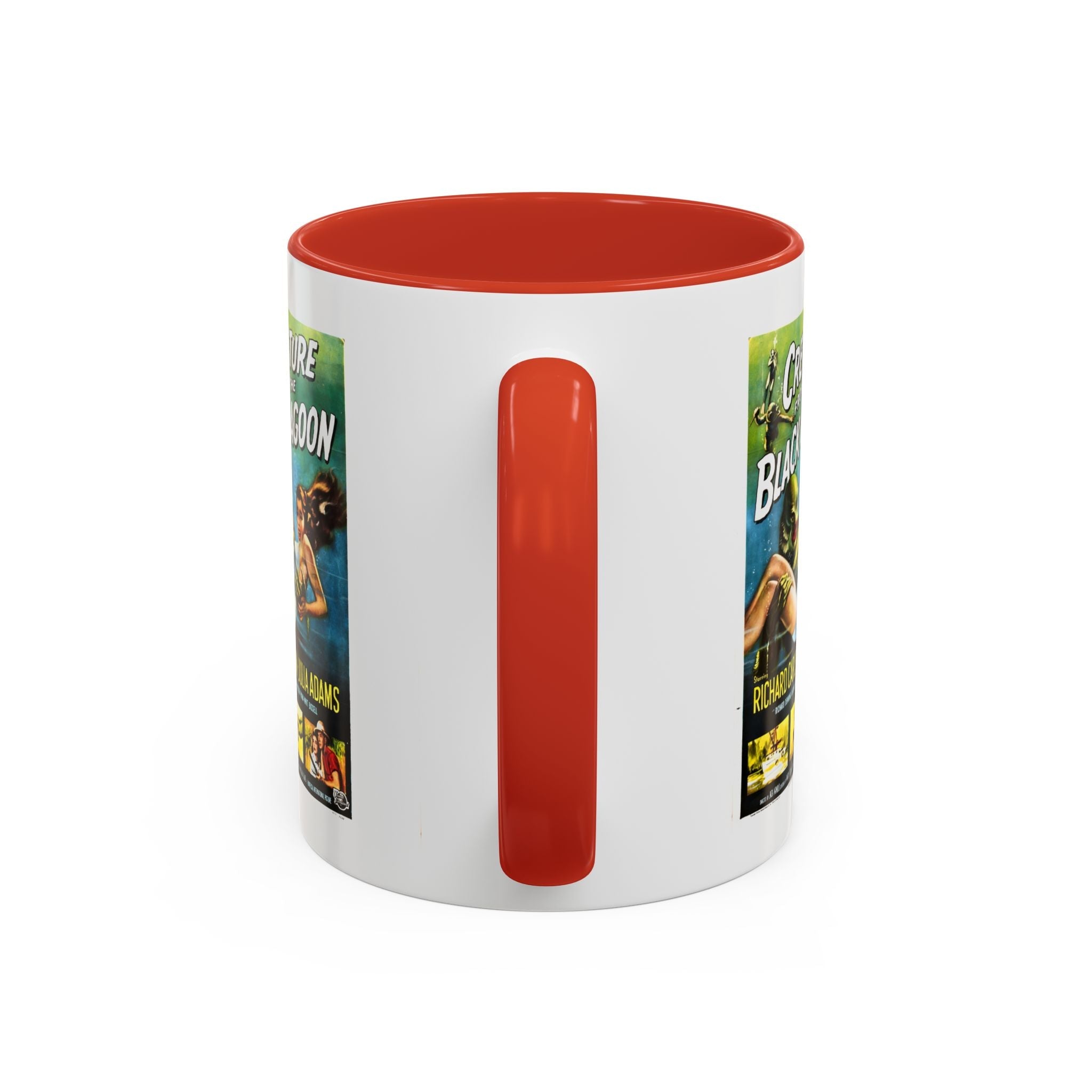 Cult Classic Movie Poster Art Accent Coffee Mug (11, 15oz) - Creature From The Black Lagoon 1954 - POPvault
