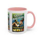 Cult Classic Movie Poster Art Accent Coffee Mug (11, 15oz) - Creature From The Black Lagoon 1954 - POPvault